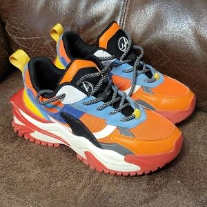 Colorful JAVI Ladies Sneakers with Dynamic Design(#123)